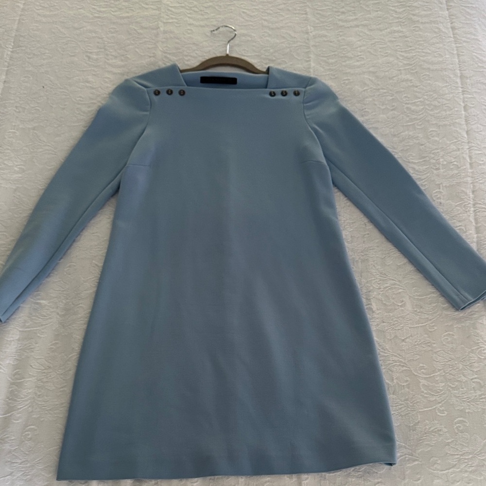 Elegant Blue Women's Dress